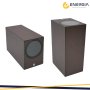 PORTAFARETTO DA MURO 2XGU10 ALLUMINIO IP54 RETTANG. CORTEN