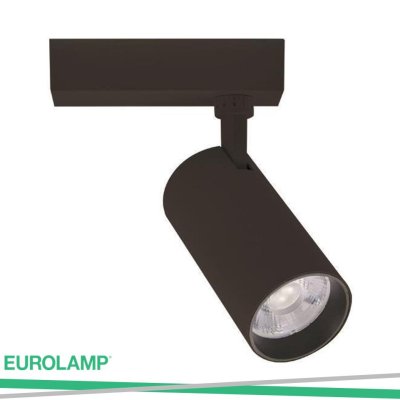 BINARIO LED SINGOLO 2 LINEE 30W 4000K 80X160 NERO