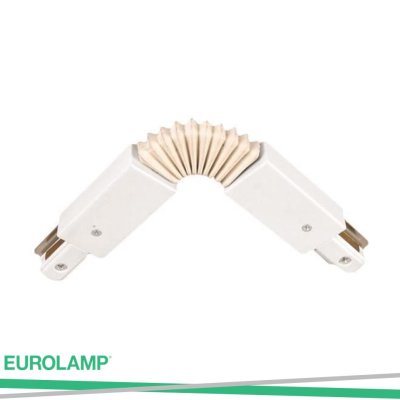 RACCORDO GIUNZIONE UNIVERSALE  2 LINEE ANGOLO SPIRALE BIANCO