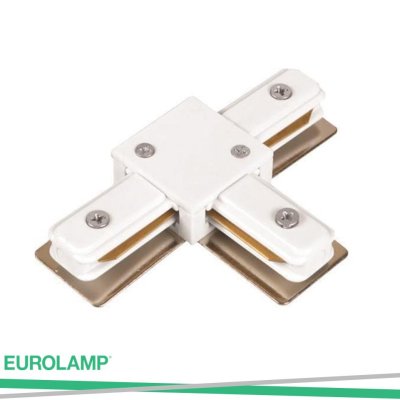 RACCORDO DI CONGIUNZIONE UNIVERSALE 2 LINEE TIPO "T" BIANCO