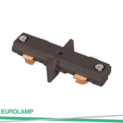 BINARIO DI RACCORDO UNIVERSALE A 2 LINEE, DRITTO, NERO