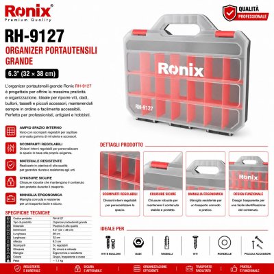 CASSETTA PORTAUTENSILI GRANDE  CM 6*32*38
